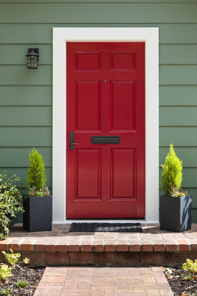 Front Door Color Meanings, Red Door