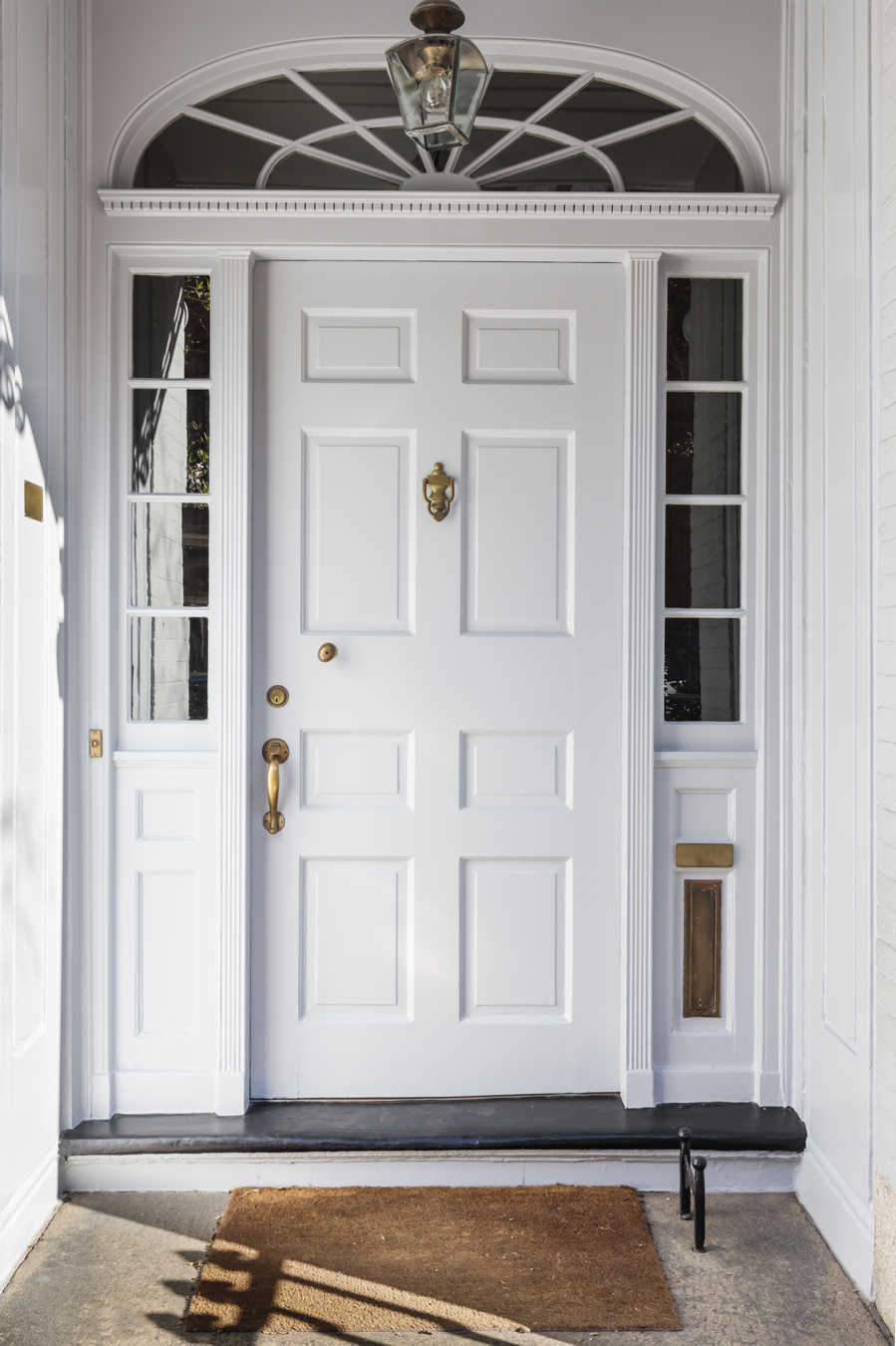 Front Door Color Meanings, White Door